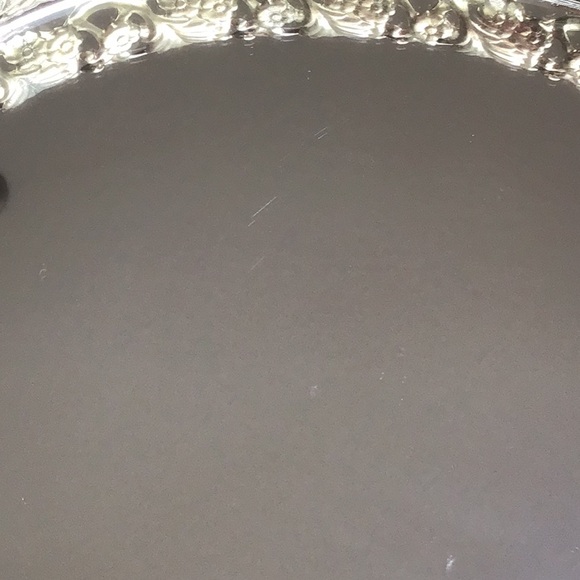 Vintage Gold-toned Mirror Vanity Tray, 13” x 9” - Picture 9 of 10